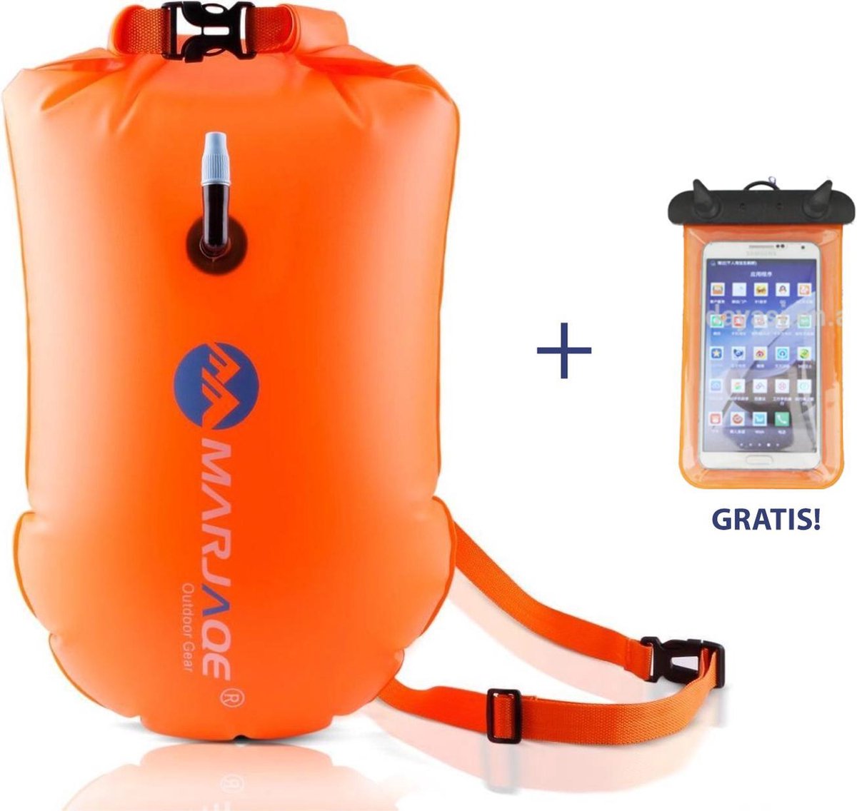 Zwemboei voor Veilig Openwater en Triatlon Zwemmen |Zwem Boei| - incl. drybag /Saferswimmer/Safe swi