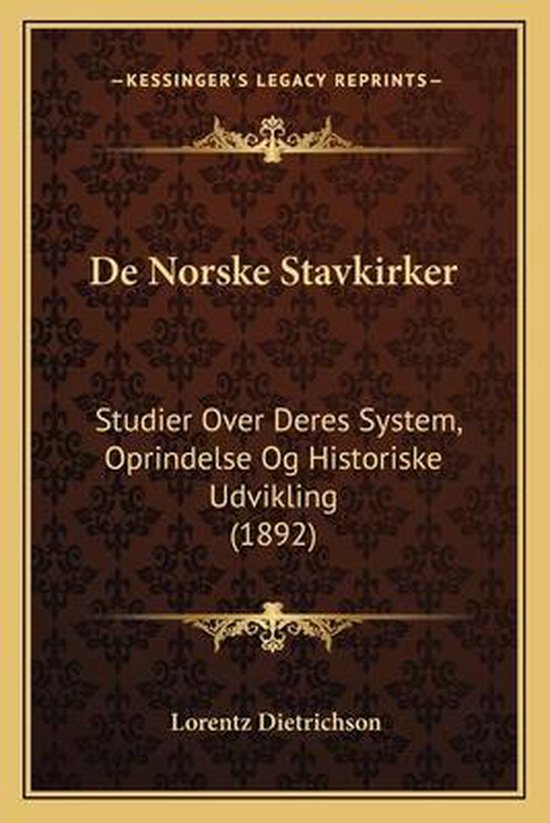 de Norske Stavkirker - cover