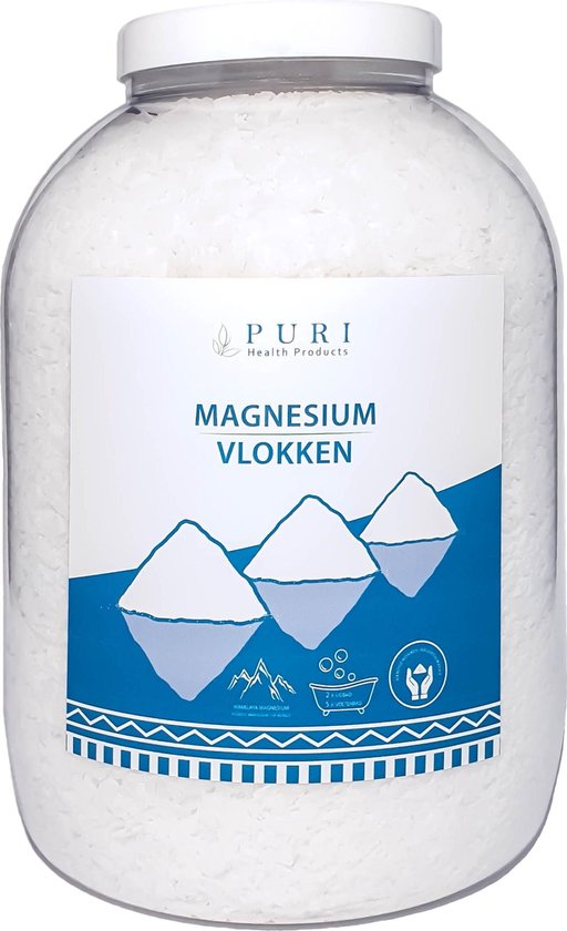 4KG | Magnesium Vlokken | PURI Health Products | 100% natuurlijk | bol.com
