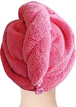 Doodadeals® Microvezel Haar Handdoek - Roze - 2 Stuks - Krullend & Stijl Haar - Haarhanddoek Microvezel - Microvezel Handdoek - Sneldrogend