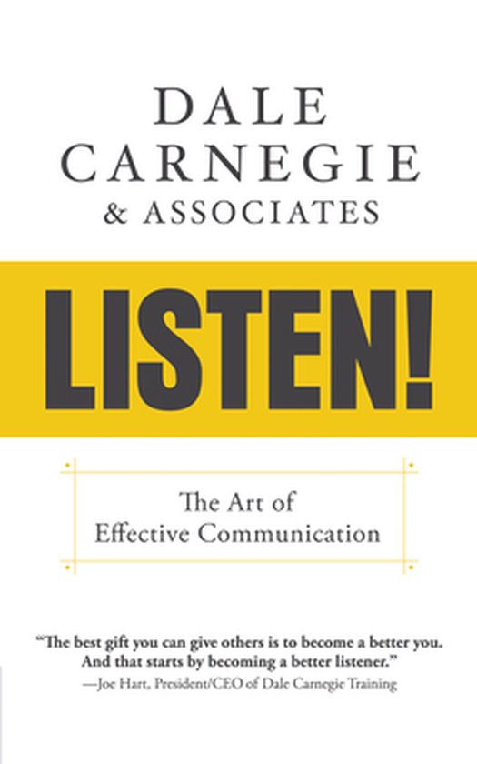 Listen!: The Art of Effective Communication - cover