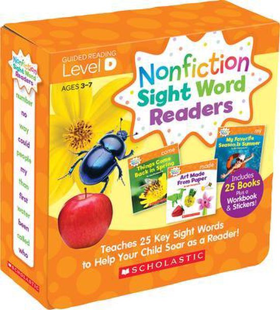 Nonfiction Sight Word Readers Level D, Ages 3-7 - cover