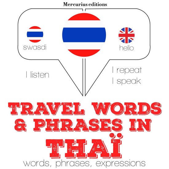 Travel words and phrases in Thai - cover