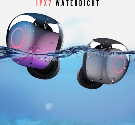 Draadloze Oortjes | Waterproof Wireless Earbuds TWS | Bluetooth | IPX7 | bol.com