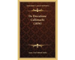 de Elocutione Callimachi (1856)