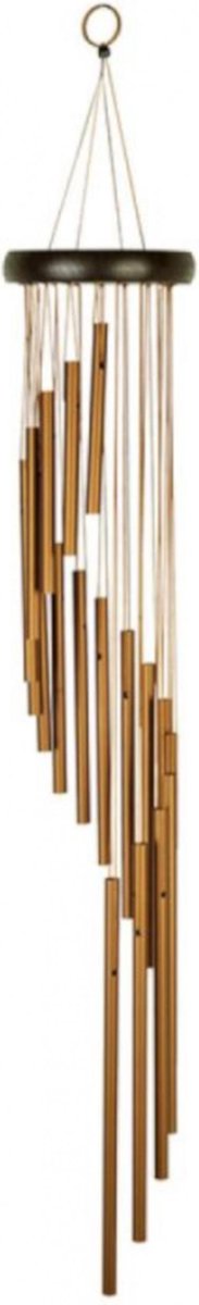 Windgong - Outdoor - Windmobiel - Windorgel - Spiraal - 89cm - Kleur - Brons