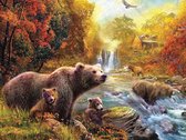 Diamond Painting - Volwassenen - Complete set - Dieren - Beren - 25 x 20 cm