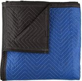 Verhuisdekens 180 x 203 cm - blauw-zwart 2100 gr.