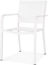 avalon stapelbare tuinstoel aluminium - textileen