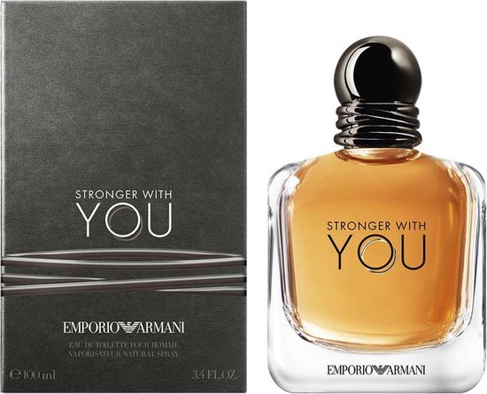 mens armani stronger with you