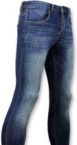 True Rise Classic Basic Jeans Hommes - D - Blauw Jeans Slim fit Jeans Taille W33
