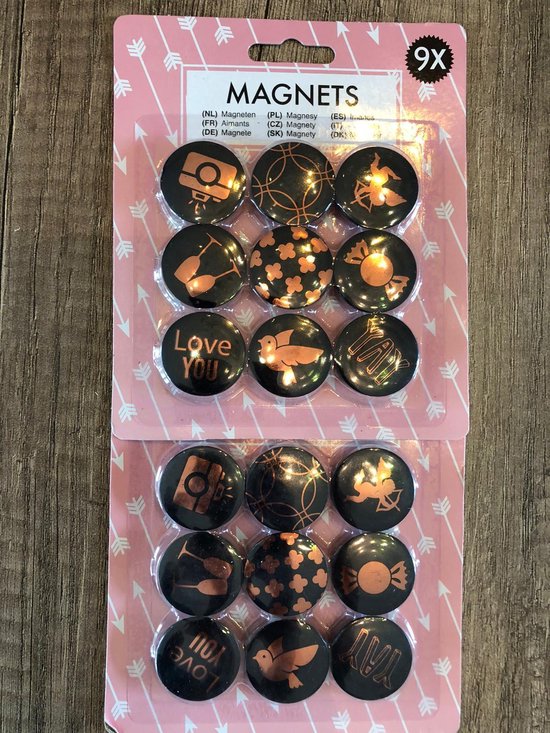 Memo Whiteboard Koelkast 18 stuks