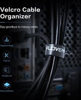 1 METER | Floveme Draad Organisator | Nylon Kabelhaspel |  Nylon Cable Winder Ties | Kabelmanagement Voor Samsung iPhone Ethernet Draad