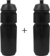 2x Tacx Shiva Bidon - 750ml - Zwart