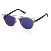 The wide bridge | trendy zonnebril en goedkope zonnebril (UV400 bescherming - hoge kwaliteit) | Unisex  | zonnebril dames  & zonnebril heren