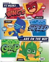 GBeye Poster - Pj Masks On The Way - 50 X 40 Cm - Multicolor