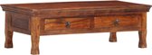 Salontafel  Massief hout-  koffietafel (Incl LW 3D Klok) coffee table woonkamertafel