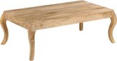 Salontafel  Massief hout-  koffietafel (Incl LW 3D Klok) coffee table woonkamertafel