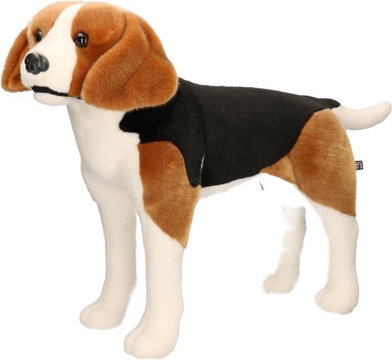Grande peluche chien Beagle marron / noir 53 cm - Peluches chien animaux -  Jouets pour... | bol.com