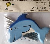 Zig Zag windmobiel klein dolfijn