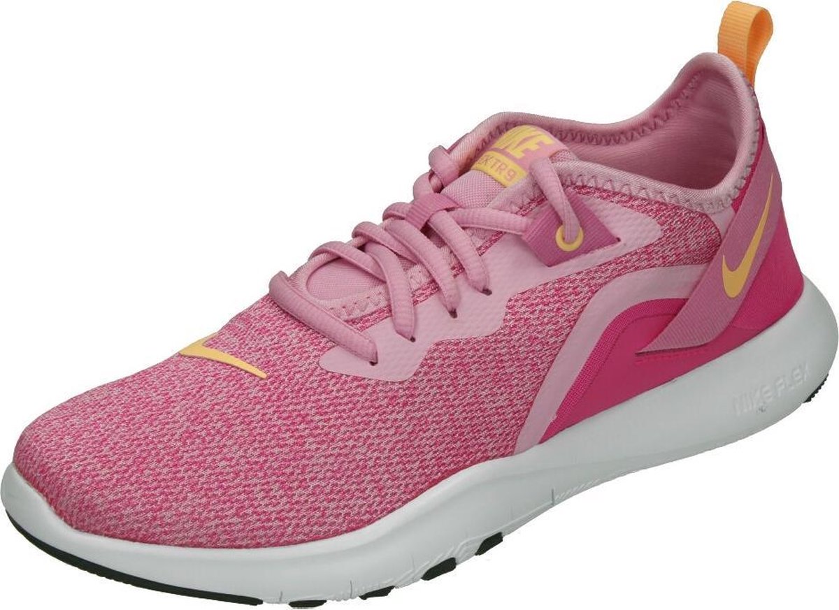 Nike Flex Trainer 9 (W) Dames Trainingsschoenen Sport Schoenen Sneakers Pink-Roze AQ7491