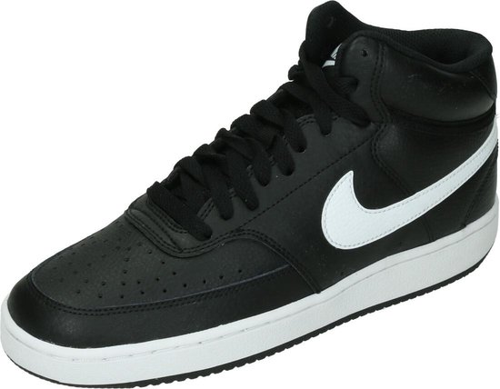 Nike court vision mid in de kleur zwart. | bol