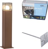 QAZQA denmark - Moderne Staande Buitenlamp | Staande Lamp voor buiten - 1 lichts - H 500 mm - Bruin - Buitenverlichting
