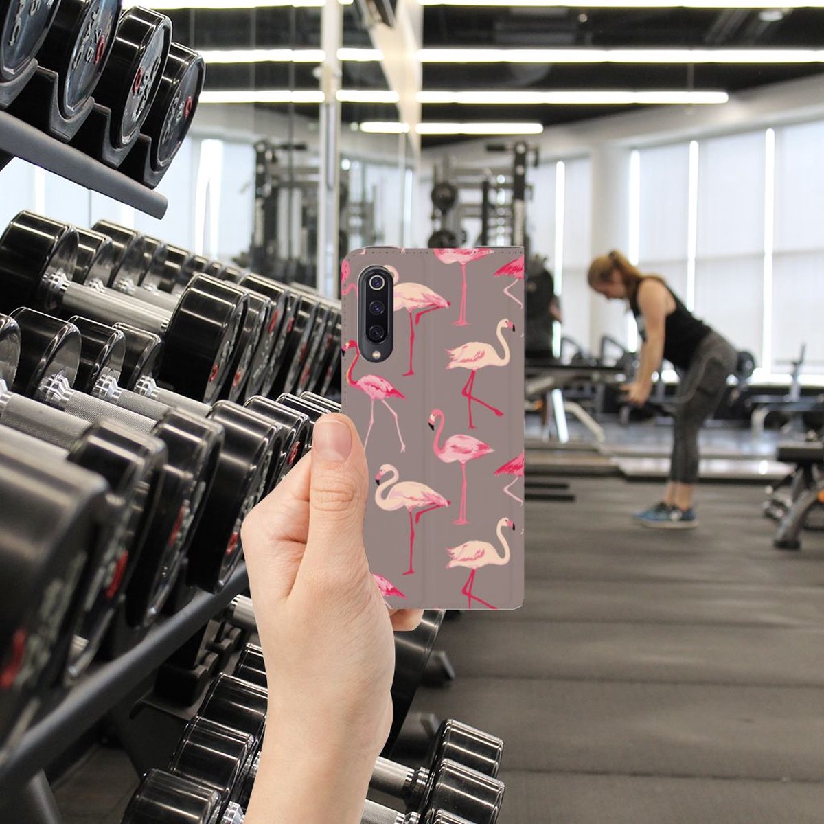 Xiaomi Mi 9 Hoesje maken Flamingo