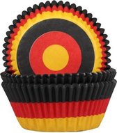 House of Marie Cupcake Vormpjes Duitse vlag - pk/50