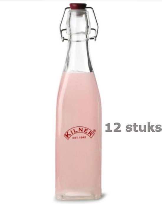 Kilner Clip top Fles - 0,55 l - 12 stuks