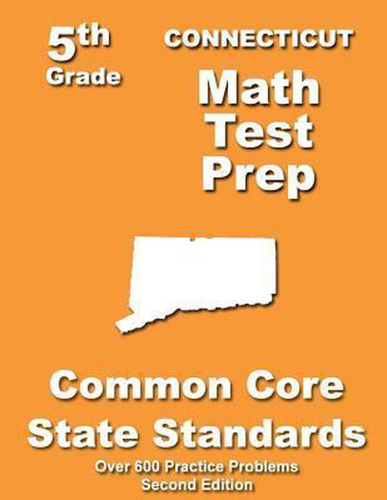 Connecticut 5th Grade Math Test Prep - cover