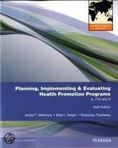 Planning, Implementing, & Evaluating Health Promotion Programs