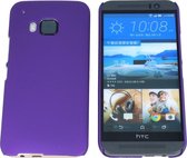 HTC one M9 Hard Case Hoesje Paars Purple