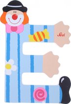 Sevi Letter E Clown Blauw 10 Cm