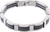Herenarmband, Stainless Steel (roestvrij staal) 22 cm