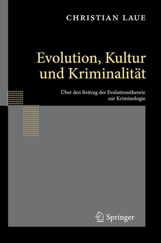 Evolution, Kultur und Kriminalität - cover