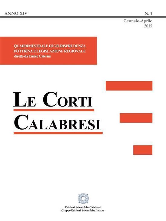 Le Corti Calabresi 1 - Le Corti Calabresi - cover