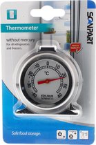 koelkastthermometer -40�C tot +40�C RVS