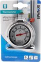 Scanpart koelkast thermometer analoog - RVS - Ook geschikt voor vriezer - Analoge koelkastthermometer - Meetbereik temperatuur -40°C tot +40°C