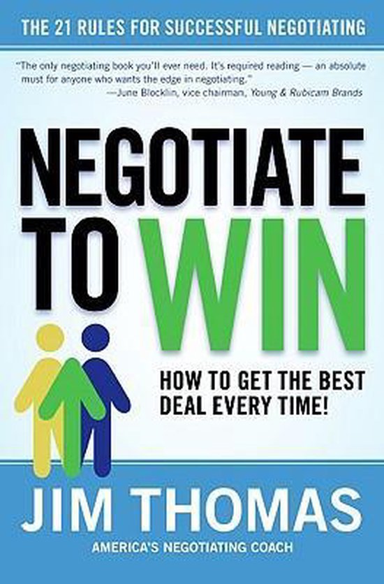 Negotiate To Win - cover