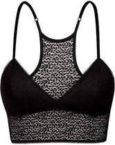 DKNY Modern Lace Racerback Longline Bralette Dames - Maat M