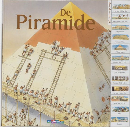 Cover van het boek 'Reis door de tijd / De piramide' van Nicholas Harris en Valentina Harris
