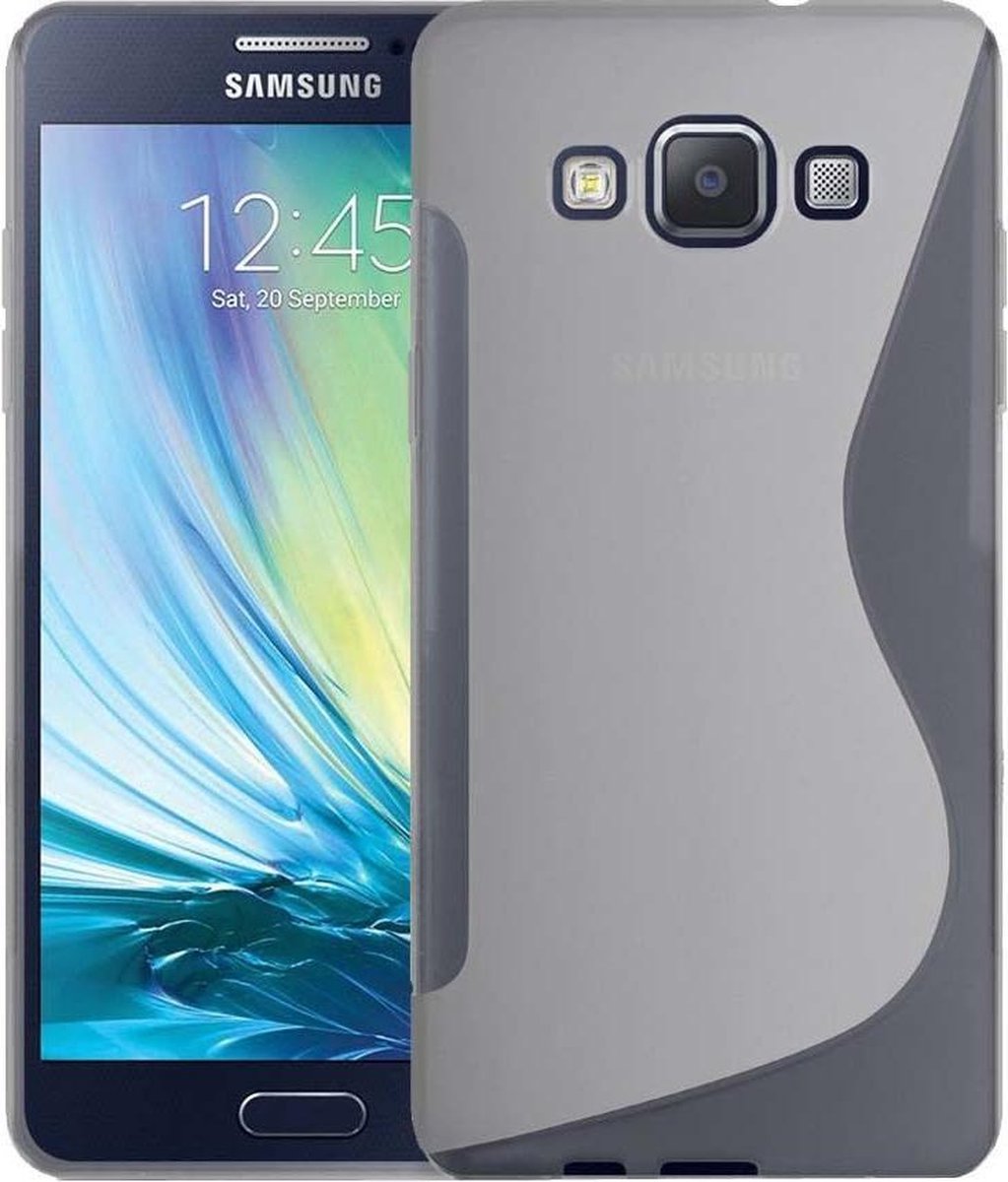 Comutter silicone hoesje Samsung Galaxy A3 transparant