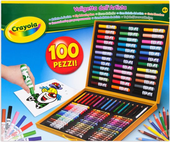 Crayola Grote kleurkoffer (100st)