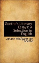 Goethe's Literary Essays