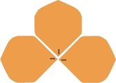 Vols de fléchettes ABC - Vols de fléchettes orange - très robustes - 10 ensembles