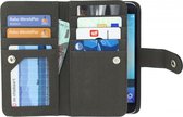 Samsung Galaxy S6 Hoesje - Mobilize - All-in-One Serie - Kunstlederen Bookcase - Zwart - Hoesje Geschikt Voor Samsung Galaxy S6
