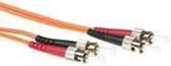ACT RL7002 Câble fibre optique 2 m LC ST Orange