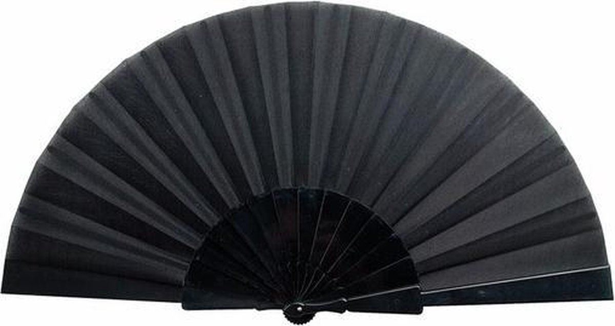 hebben Verward zijn Triviaal Spaanse Handwaaier zwart 23 x 43 cm - Voordelige verkoelings waaiers voor  de zomerse... | bol.com