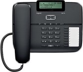 Gigaset DA710 telefoon Analoge telefoon Zwart Nummerherkenning